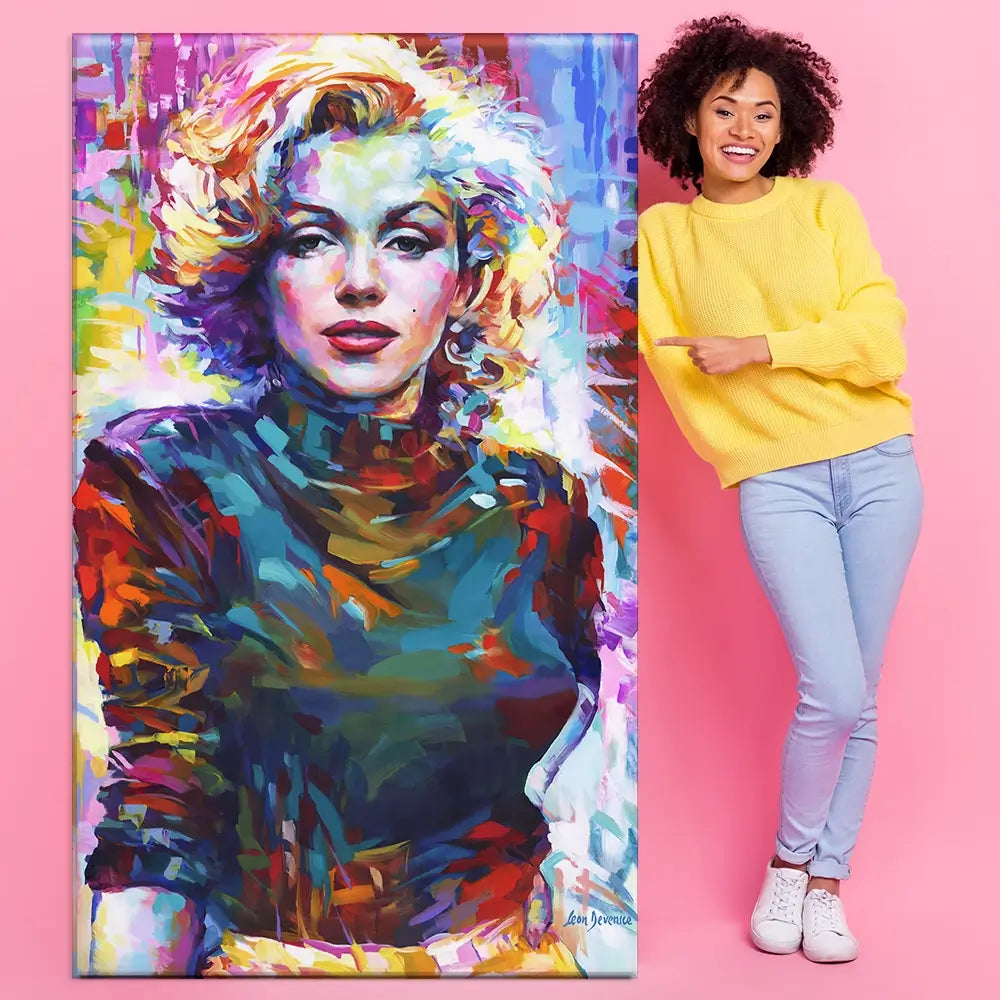 Marilyn Monroe Oversized Canvas Print Marilyn Monroe Oversized Canvas Print wall art product Art Print Shop