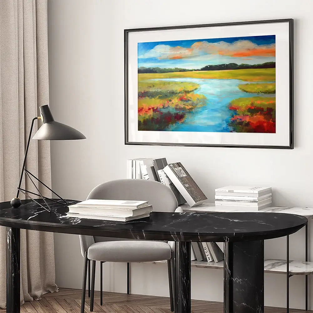 Marsh Always Dream Framed Art Print Marsh Always Dream Framed Art Print wall art product Tiffani Taylor - Independent