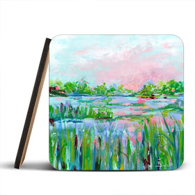 Marsh Mellow Coaster Set Marsh Mellow Coaster Set wall art product Estelle Grengs - Independent
