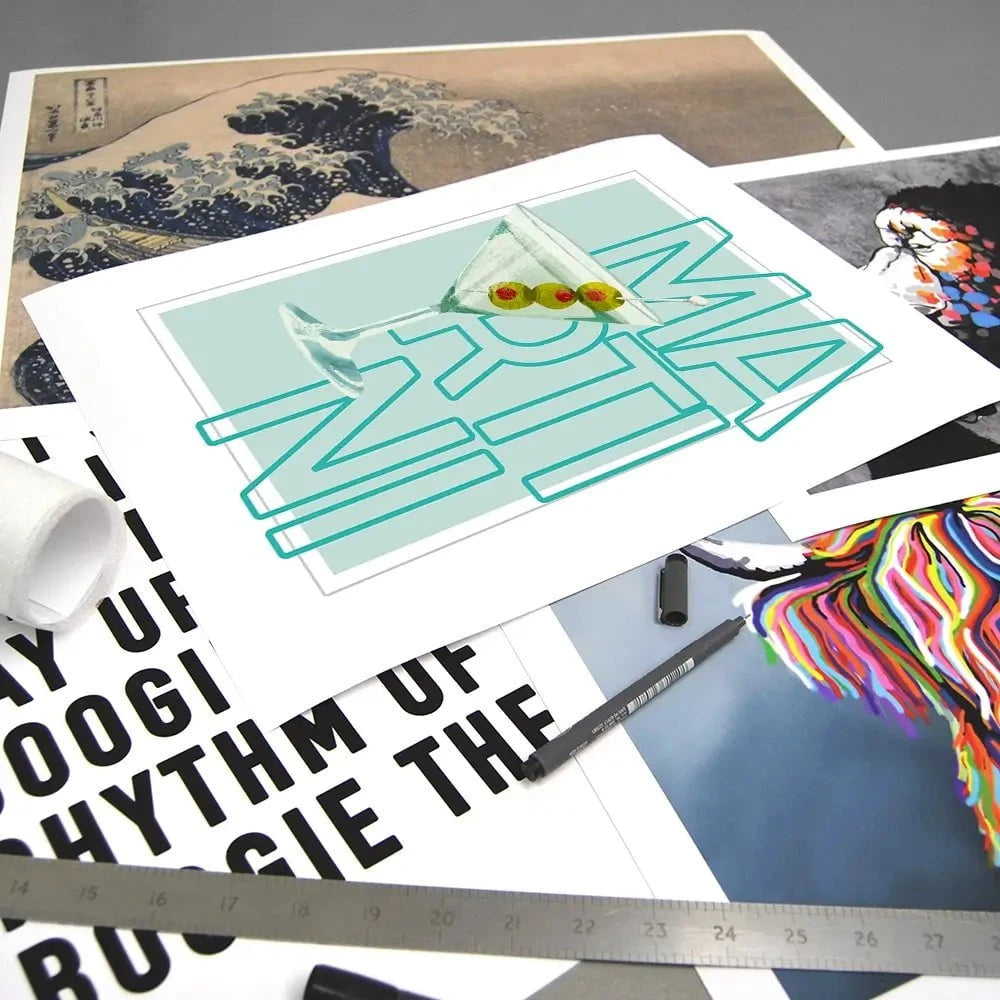 Martini Art Print Martini Art Print wall art product Art Print Shop