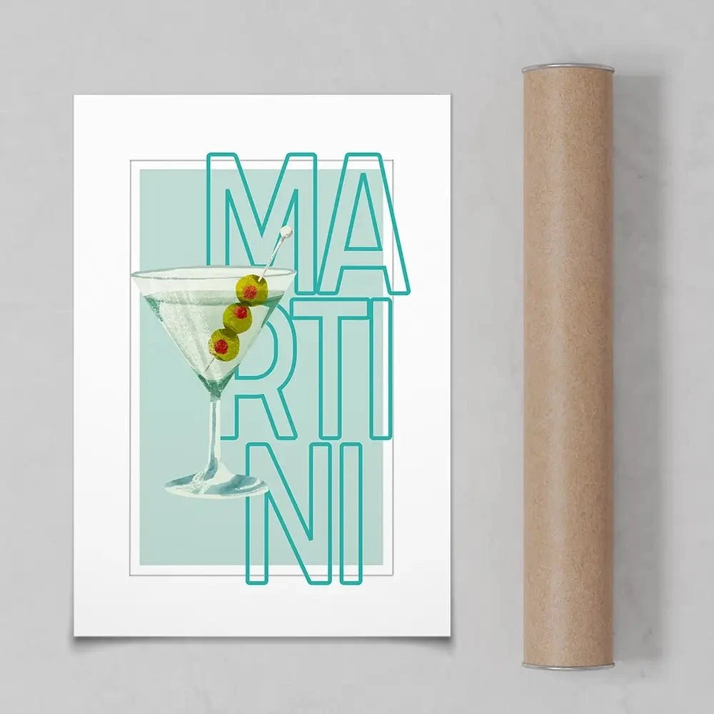 Martini Art Print Martini Art Print wall art product Art Print Shop