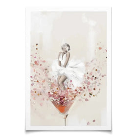 Martini Marilyn Art Print Martini Marilyn Art Print wall art product Isabella Karolewicz
