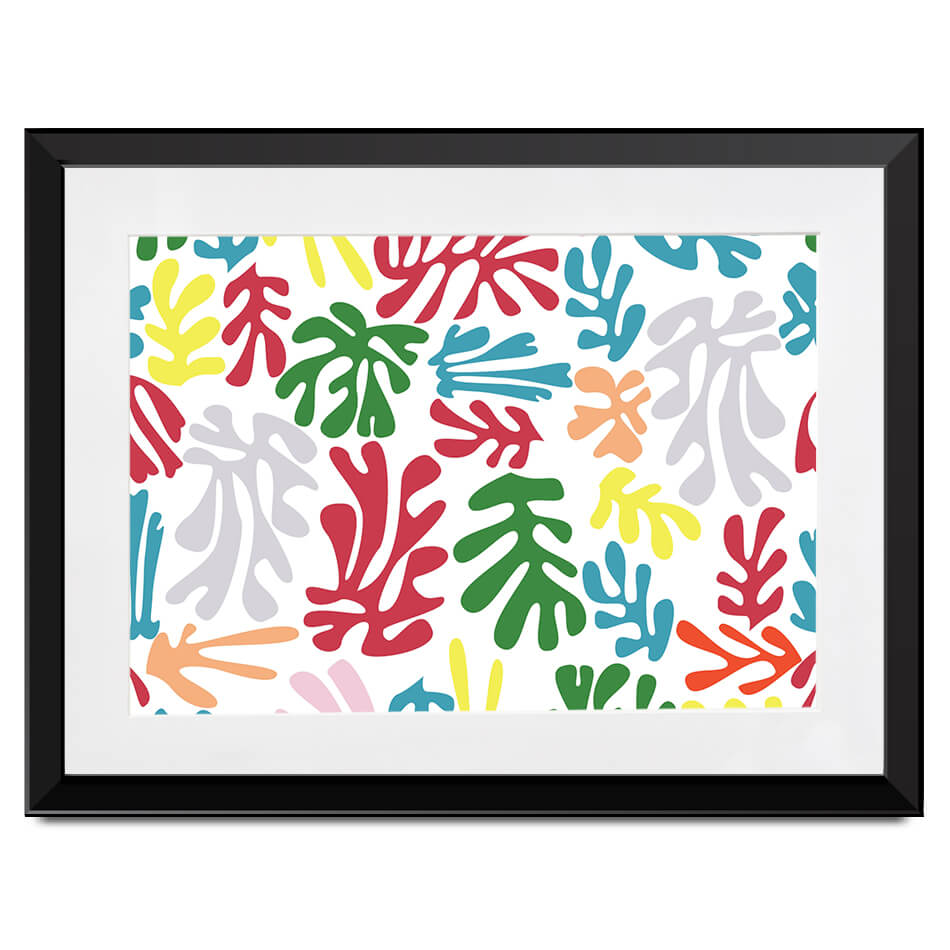 Matisse Patterns Framed Art Print Matisse Patterns Framed Art Print wall art product bluelela / Shutterstock