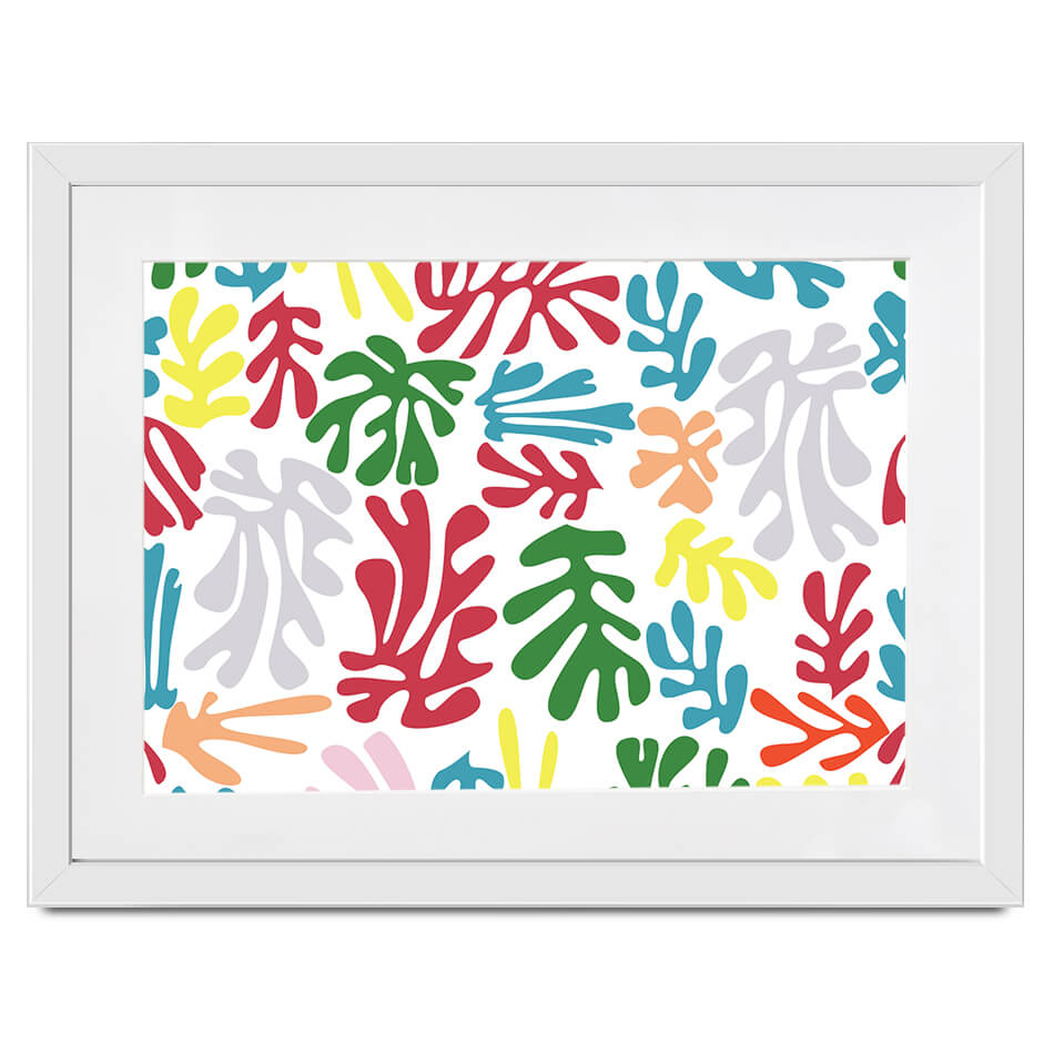 Matisse Patterns Framed Art Print Matisse Patterns Framed Art Print wall art product bluelela / Shutterstock