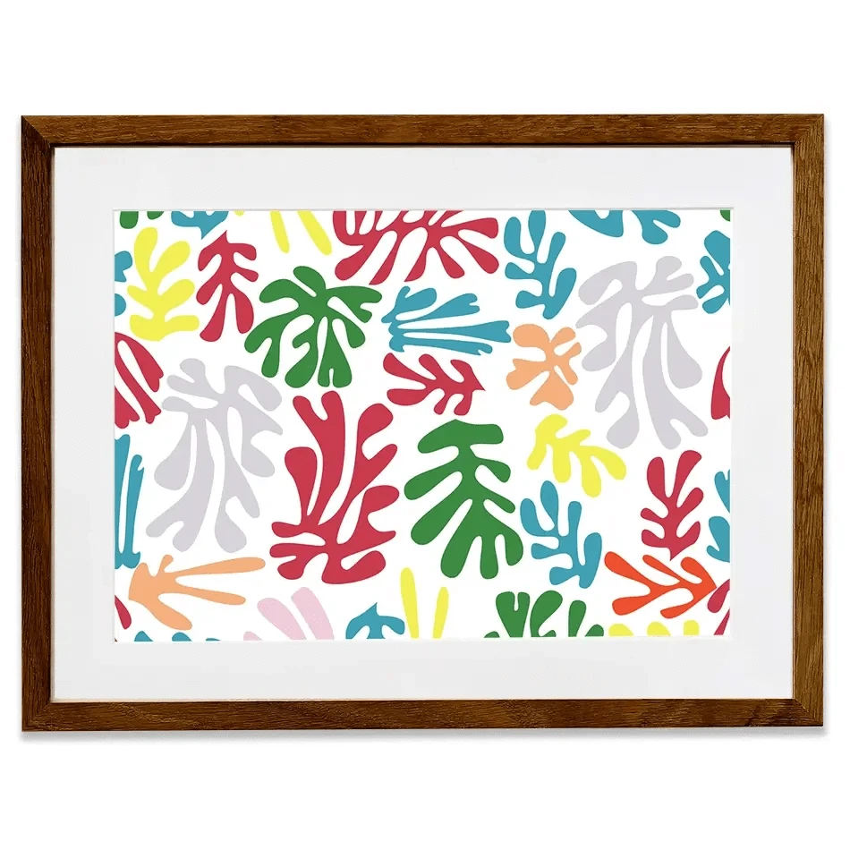 Matisse Patterns Framed Art Print Matisse Patterns Framed Art Print wall art product bluelela / Shutterstock