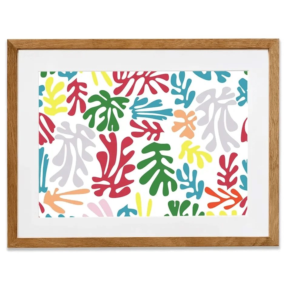 Matisse Patterns Framed Art Print Matisse Patterns Framed Art Print wall art product bluelela / Shutterstock