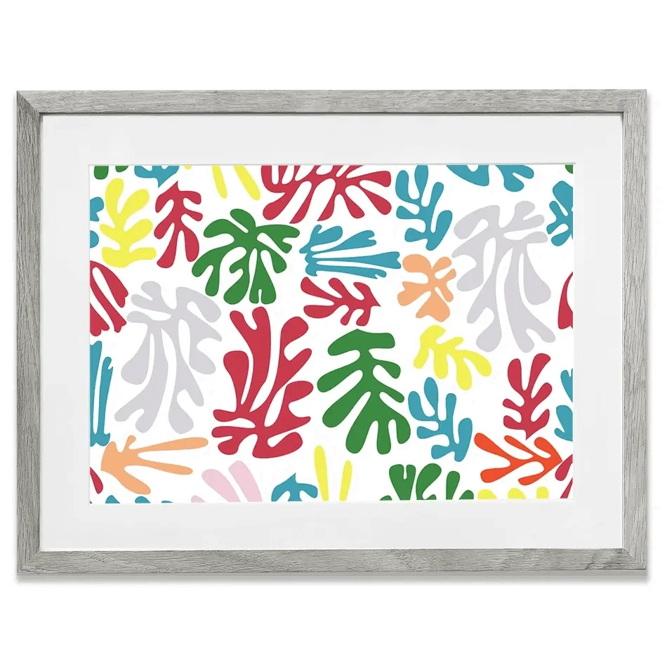 Matisse Patterns Framed Art Print Matisse Patterns Framed Art Print wall art product bluelela / Shutterstock