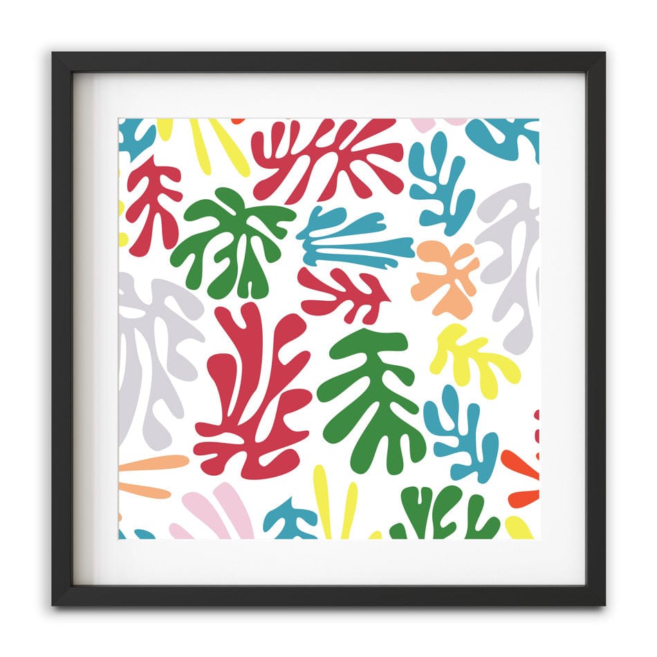 Matisse Patterns Square Framed Art Print wall art product bluelela / Shutterstock