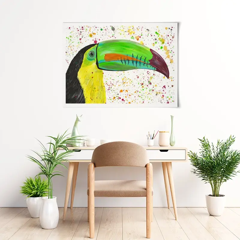 Maximus The Toucan Art Print Maximus The Toucan Art Print wall art product Emma LC Art