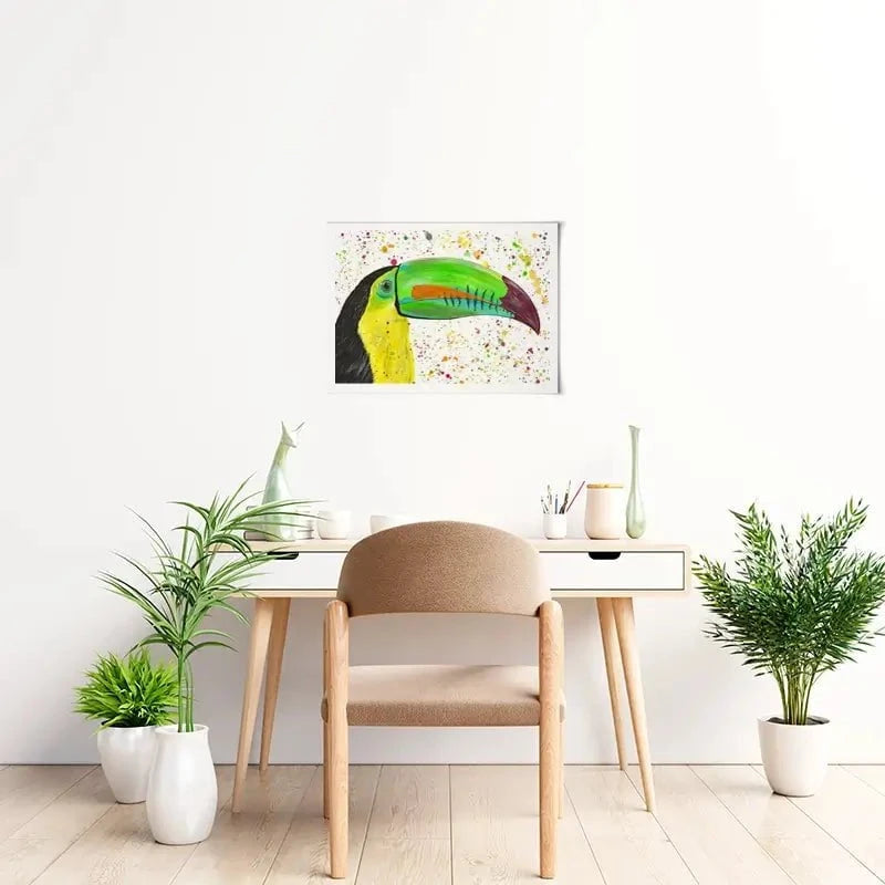 Maximus The Toucan Art Print Maximus The Toucan Art Print wall art product Emma LC Art