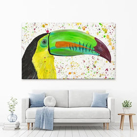 Maximus The Toucan Canvas Print Maximus The Toucan Canvas Print wall art product Emma LC Art