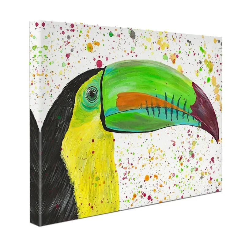 Maximus The Toucan Canvas Print Maximus The Toucan Canvas Print wall art product Emma LC Art