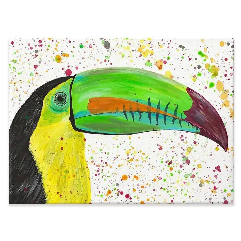 Maximus The Toucan Canvas Print Maximus The Toucan Canvas Print wall art product Emma LC Art