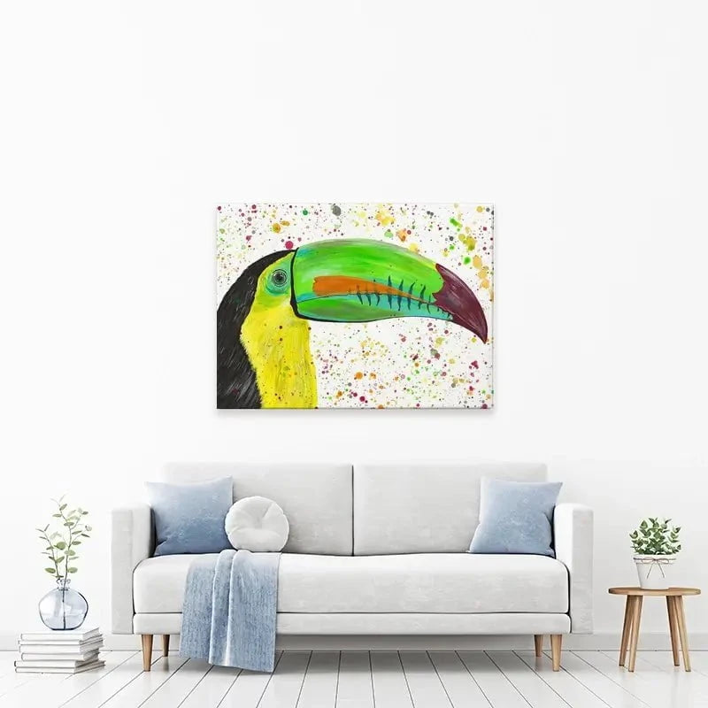 Maximus The Toucan Canvas Print Maximus The Toucan Canvas Print wall art product Emma LC Art