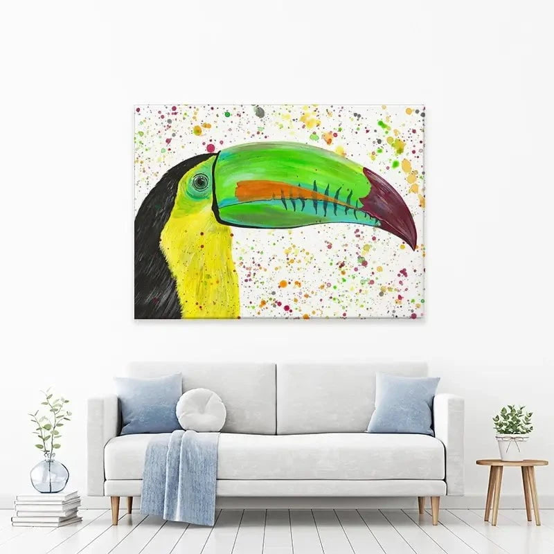 Maximus The Toucan Canvas Print Maximus The Toucan Canvas Print wall art product Emma LC Art