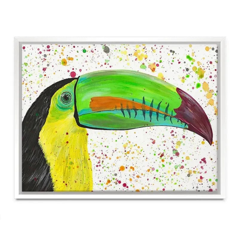Maximus The Toucan Canvas Print Maximus The Toucan Canvas Print wall art product Emma LC Art