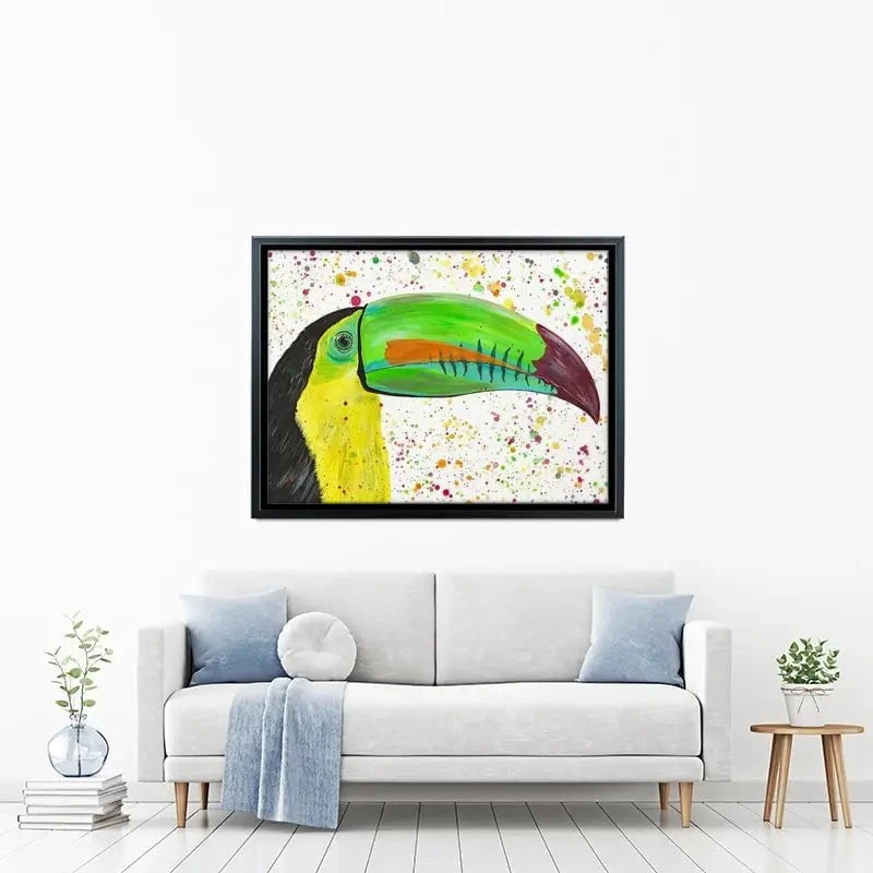 Maximus The Toucan Canvas Print Maximus The Toucan Canvas Print wall art product Emma LC Art