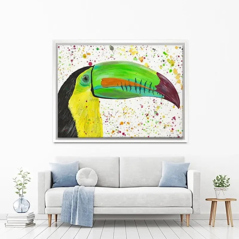 Maximus The Toucan Canvas Print Maximus The Toucan Canvas Print wall art product Emma LC Art