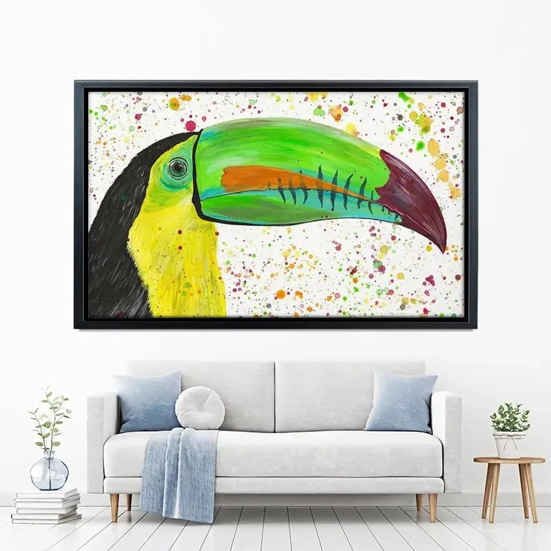 Maximus The Toucan Canvas Print Maximus The Toucan Canvas Print wall art product Emma LC Art