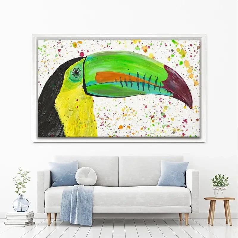 Maximus The Toucan Canvas Print Maximus The Toucan Canvas Print wall art product Emma LC Art