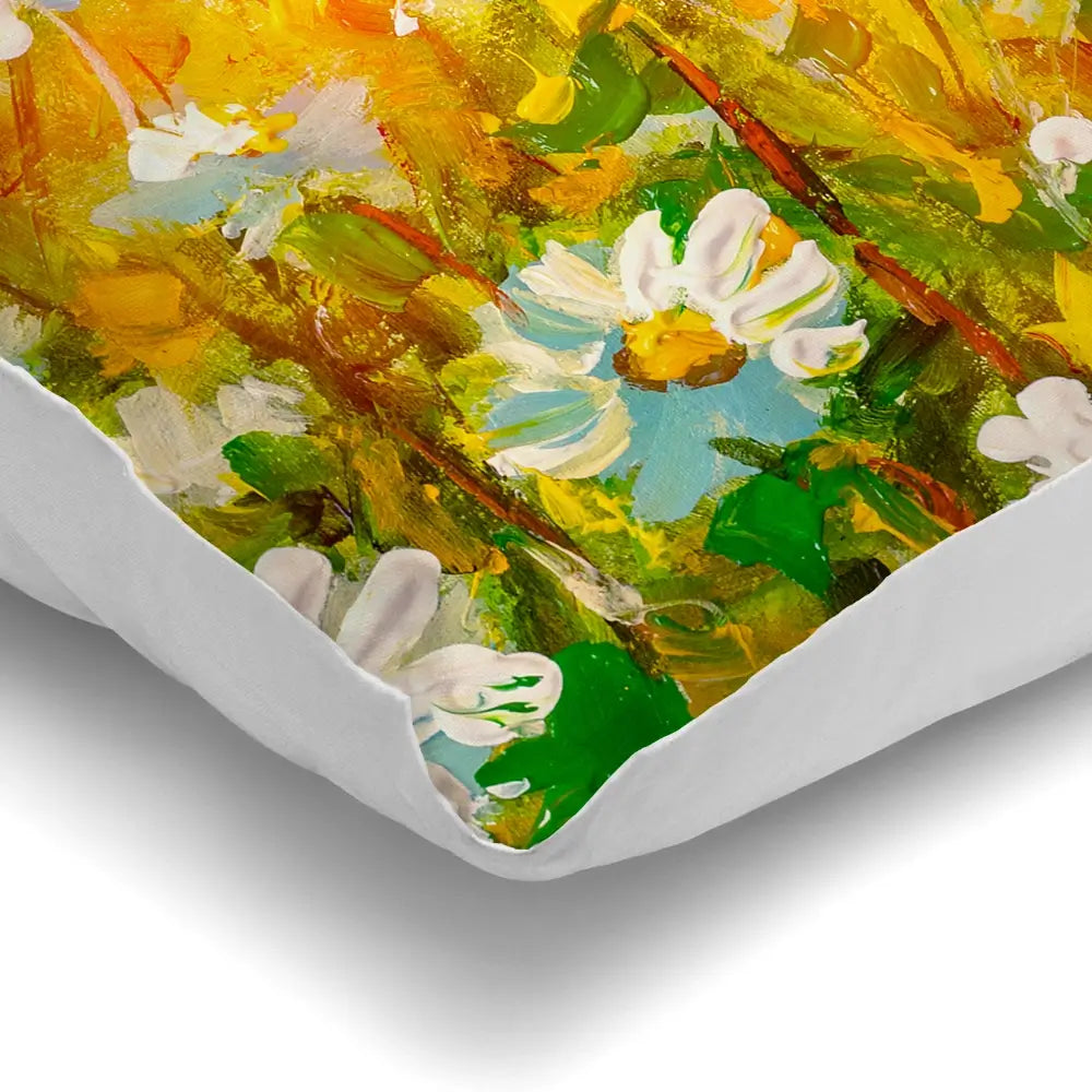 Meadow In Spring Cushion Meadow In Spring Cushion wall art product Art Print Shop