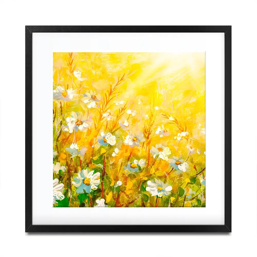 Meadow In Spring Square Framed Art Print Meadow In Spring Square Framed Art Print wall art product Art Print Shop