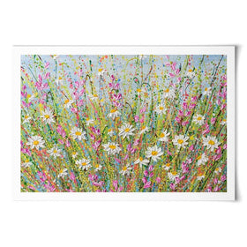 Meadow Of Daisies Art Print Meadow Of Daisies Art Print wall art product Olga Tkachyk