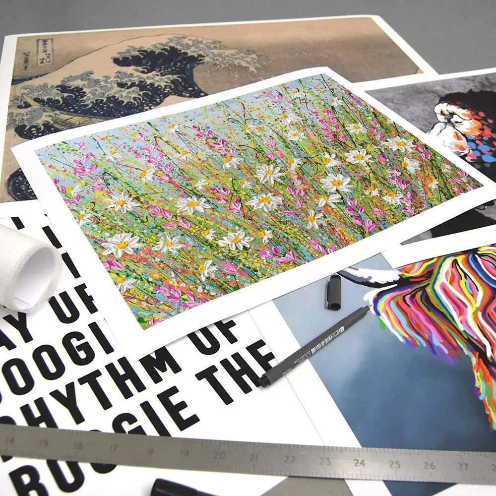 Meadow Of Daisies Art Print Meadow Of Daisies Art Print wall art product Olga Tkachyk