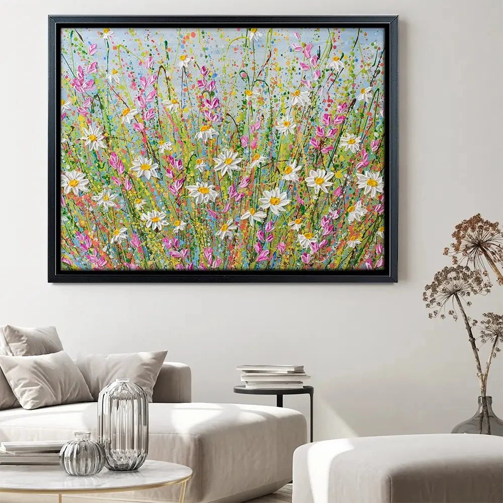 Meadow Of Daisies Canvas Print Meadow Of Daisies Canvas Print wall art product Olga Tkachyk