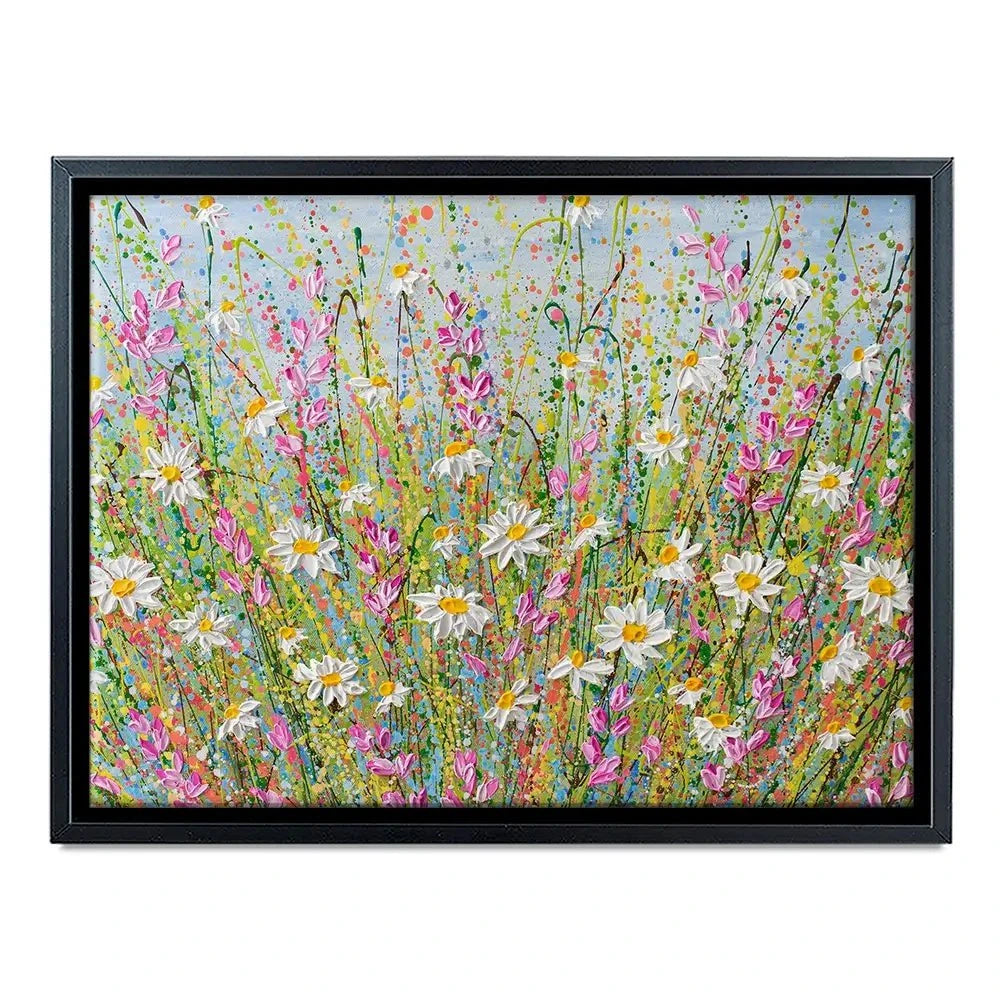 Meadow Of Daisies Canvas Print Meadow Of Daisies Canvas Print wall art product Olga Tkachyk