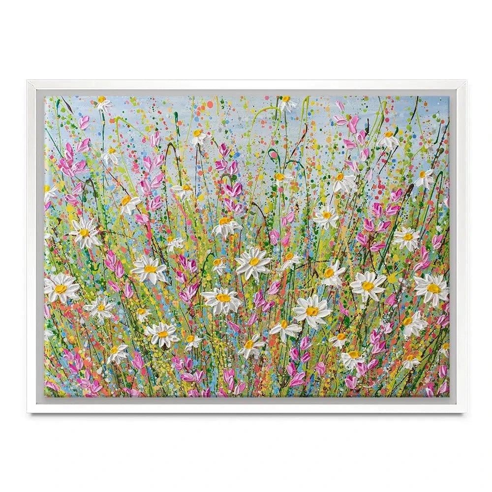Meadow Of Daisies Canvas Print Meadow Of Daisies Canvas Print wall art product Olga Tkachyk