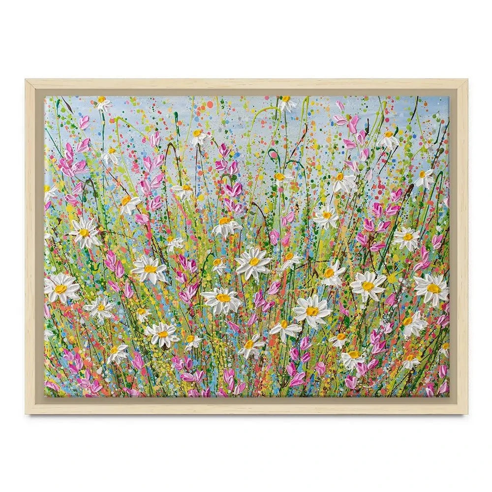 Meadow Of Daisies Canvas Print Meadow Of Daisies Canvas Print wall art product Olga Tkachyk