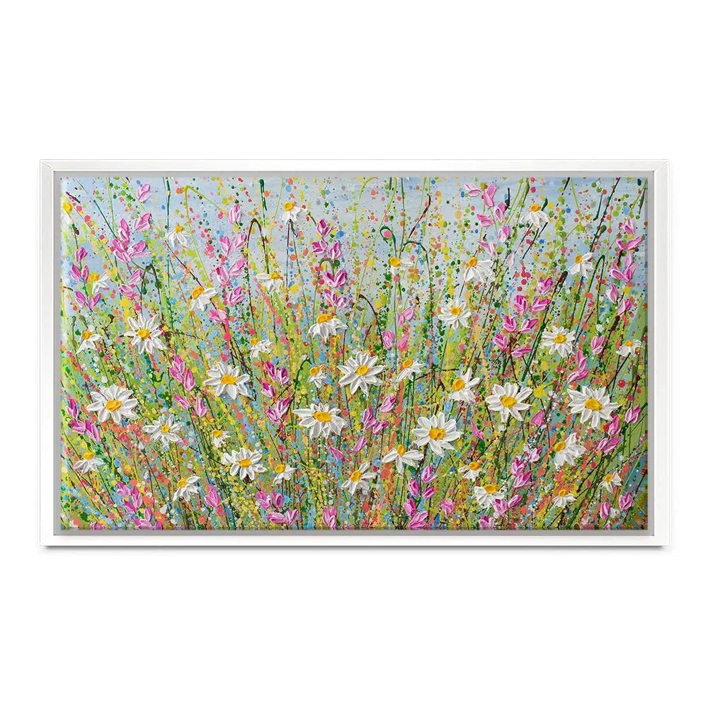 Meadow Of Daisies Canvas Print Meadow Of Daisies Canvas Print wall art product Olga Tkachyk