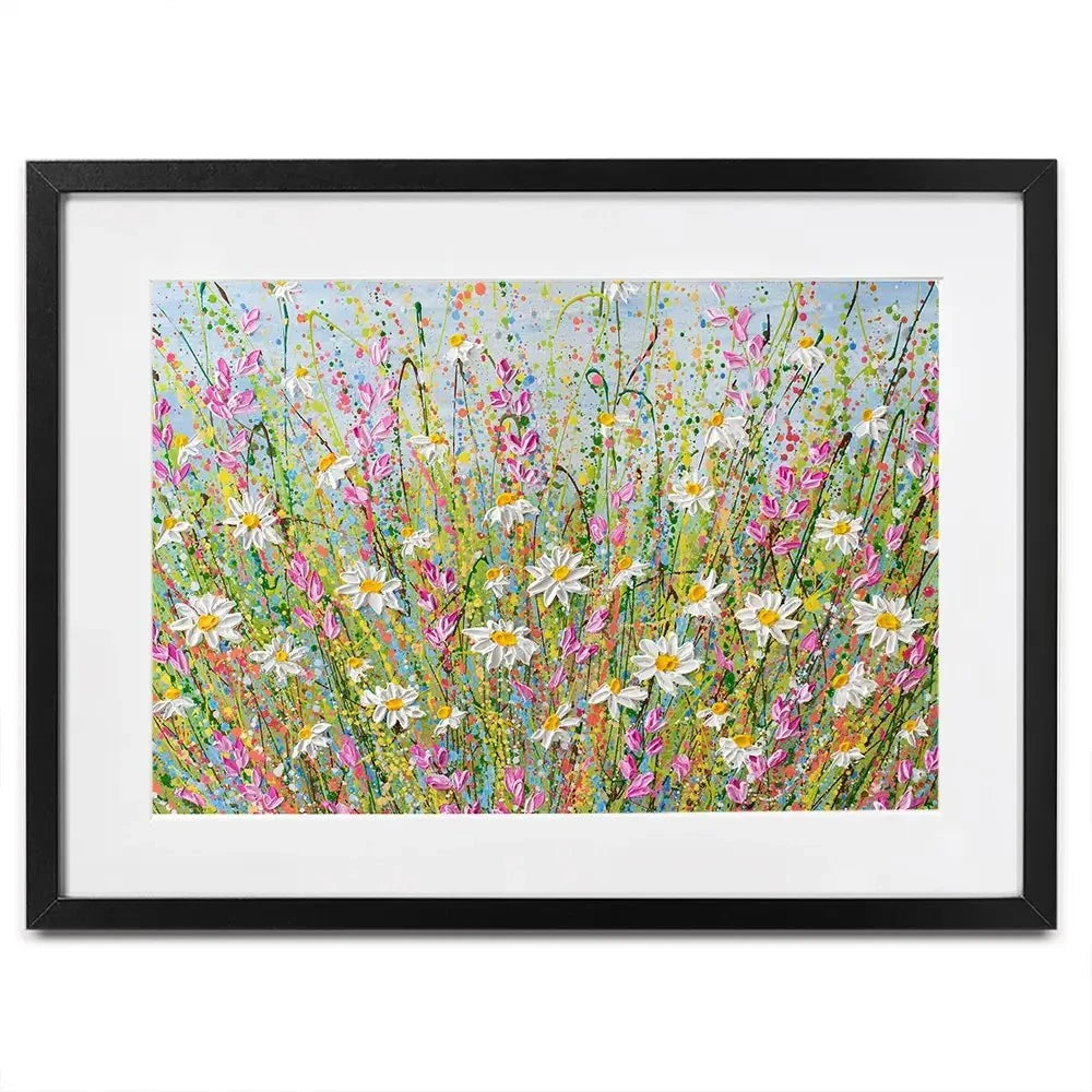 Meadow Of Daisies Framed Art Print Meadow Of Daisies Framed Art Print wall art product Olga Tkachyk