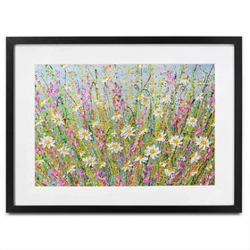 Meadow Of Daisies Framed Art Print Meadow Of Daisies Framed Art Print wall art product Olga Tkachyk