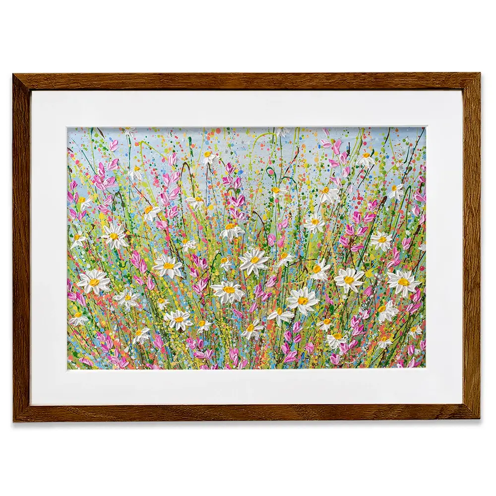 Meadow Of Daisies Framed Art Print Meadow Of Daisies Framed Art Print wall art product Olga Tkachyk