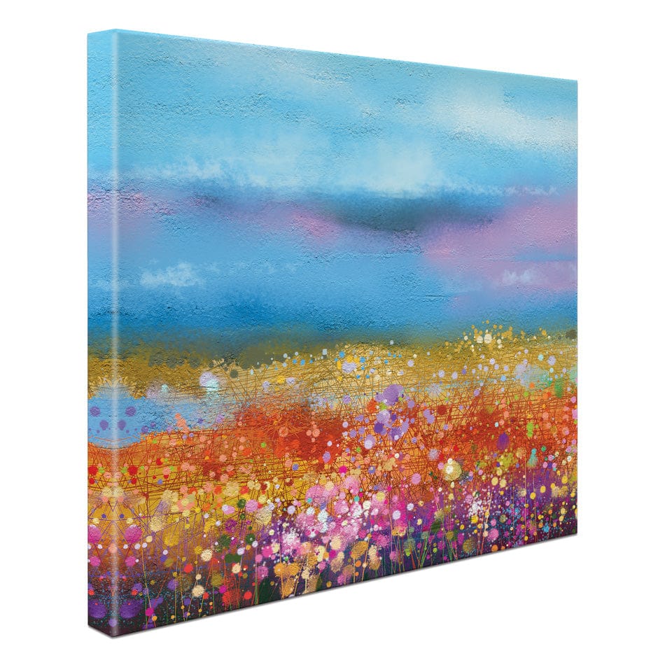 Meadow Of Flowers Square Canvas Print wall art product pluie_r / Shutterstock