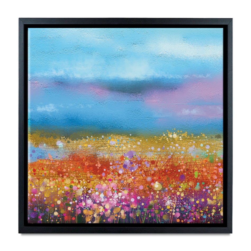 Meadow Of Flowers Square Canvas Print wall art product pluie_r / Shutterstock