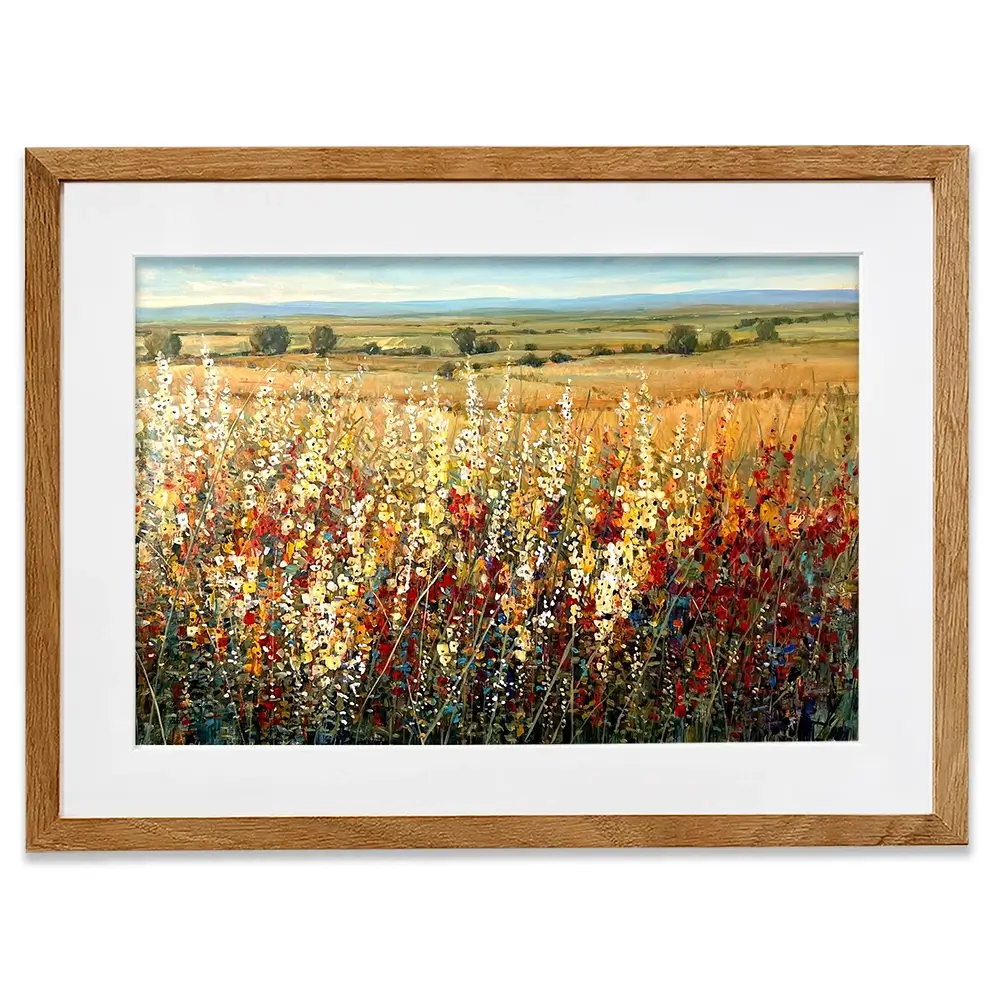 Meadow Wildflower Mix Framed Art Print Meadow Wildflower Mix Framed Art Print wall art product Tim O'Toole