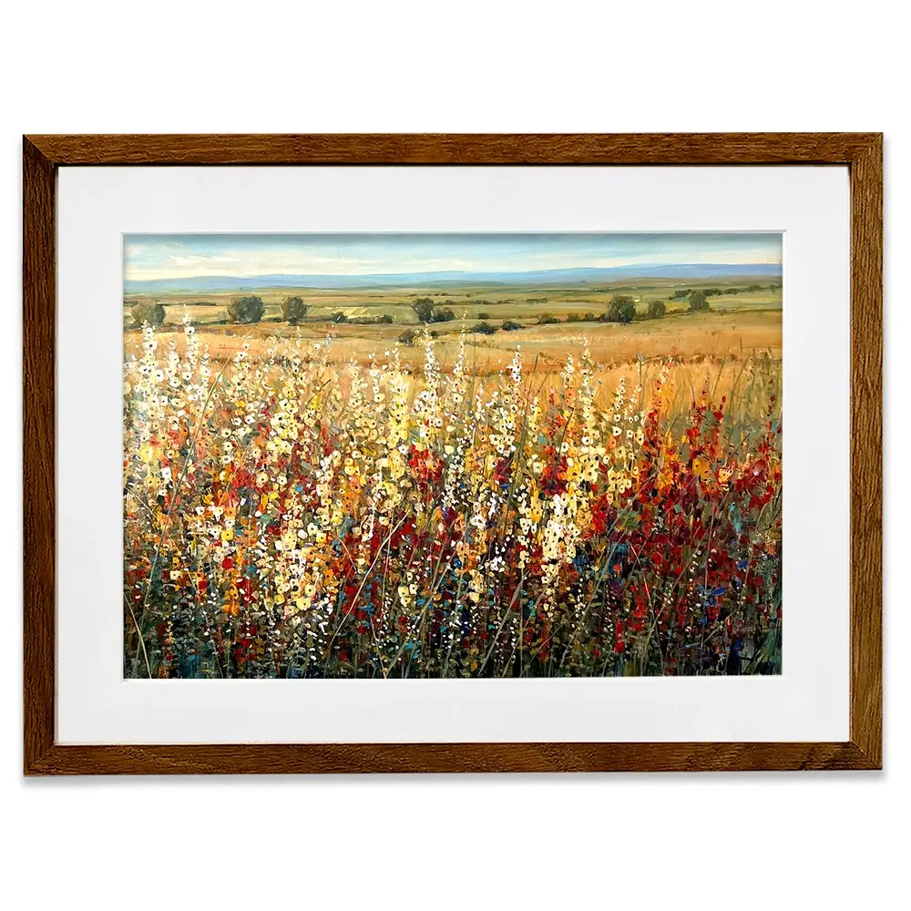 Meadow Wildflower Mix Framed Art Print Meadow Wildflower Mix Framed Art Print wall art product Tim O'Toole