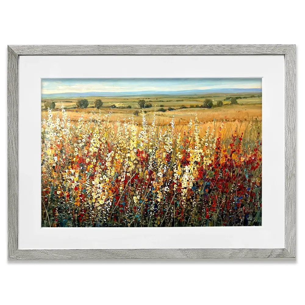 Meadow Wildflower Mix Framed Art Print Meadow Wildflower Mix Framed Art Print wall art product Tim O'Toole