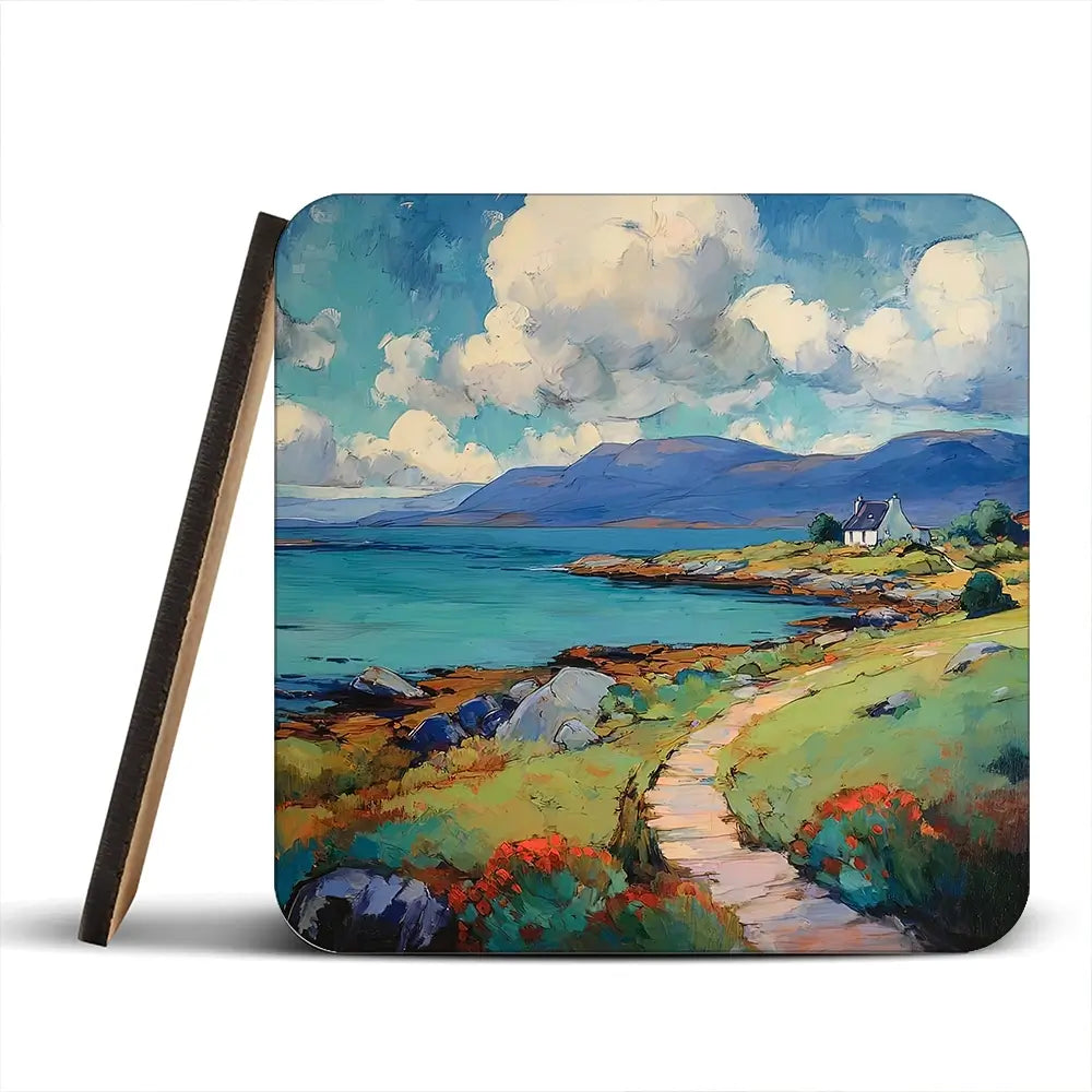Meandering Mull Coaster Set Meandering Mull Coaster Set wall art product David Alexander Elder