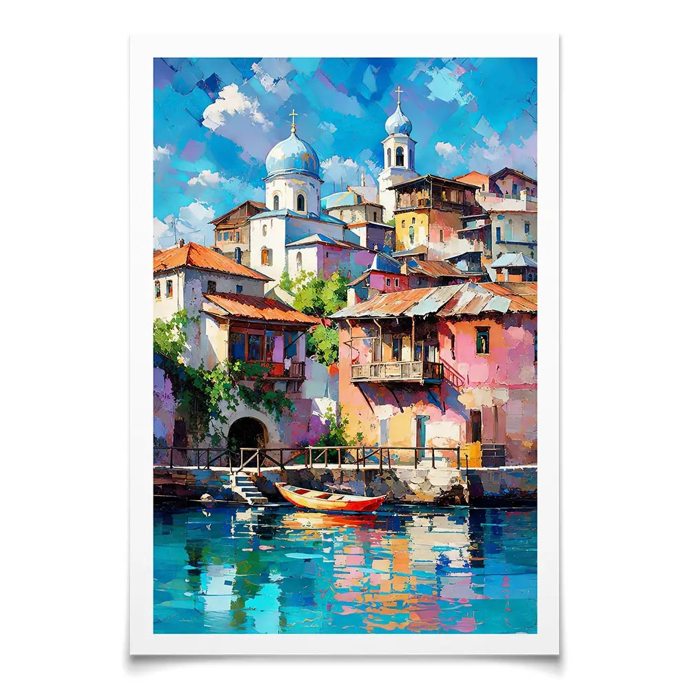 Mediterranean Harbour Chapter 1 Art Print Mediterranean Harbour Chapter 1 Art Print wall art product David Alexander Elder