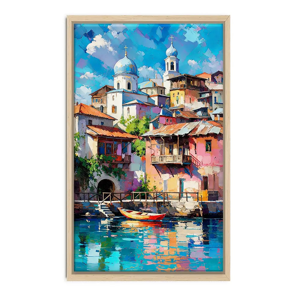 Mediterranean Harbour Chapter 1 Canvas Print Mediterranean Harbour Chapter 1 Canvas Print wall art product David Alexander Elder