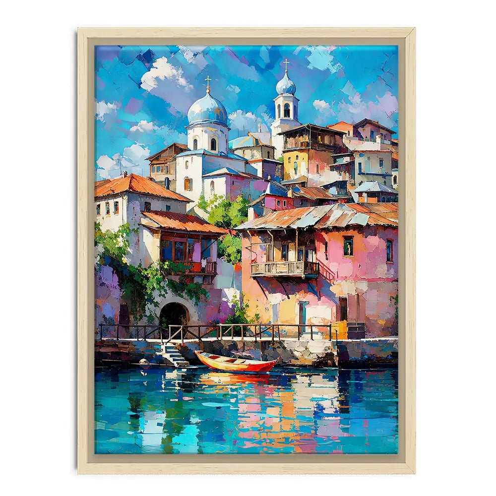 Mediterranean Harbour Chapter 1 Canvas Print Mediterranean Harbour Chapter 1 Canvas Print wall art product David Alexander Elder