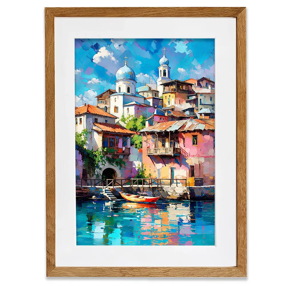 Mediterranean Harbour Chapter 1 Framed Art Print Mediterranean Harbour Chapter 1 Framed Art Print wall art product David Alexander Elder