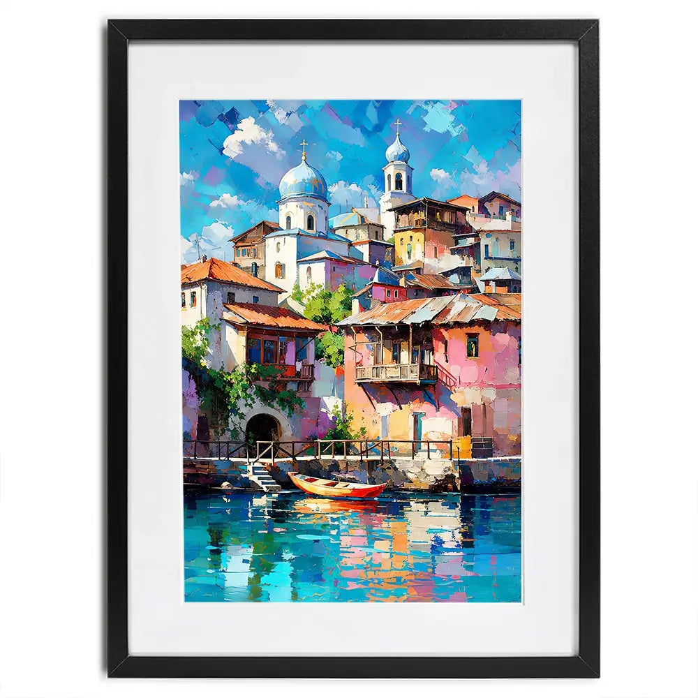 Mediterranean Harbour Chapter 1 Framed Art Print Mediterranean Harbour Chapter 1 Framed Art Print wall art product David Alexander Elder