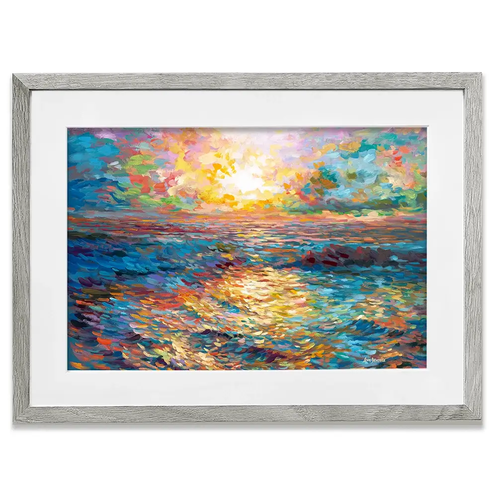 Mediterranean Sunset Framed Art Print Mediterranean Sunset Framed Art Print wall art product Leon Devenice