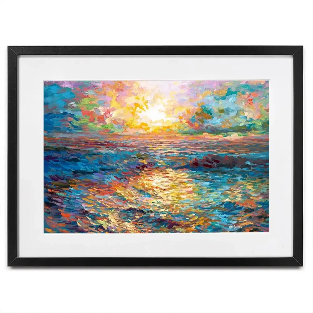 Mediterranean Sunset Framed Art Print Mediterranean Sunset Framed Art Print wall art product Leon Devenice