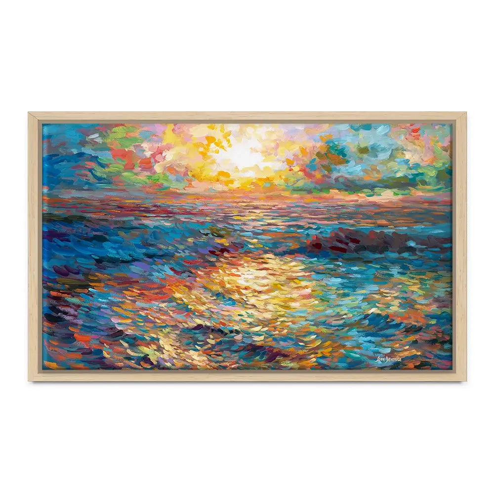 Mediterranean Sunset Oversized Canvas Print Mediterranean Sunset Oversized Canvas Print wall art product Art Print Shop
